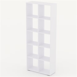 Стеллаж " Кубик Рубик - 3" Белый бриллиант - фото 5360